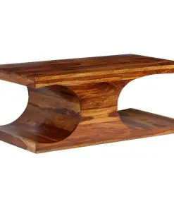 vidaXL Coffee Table Solid Sheesham Wood 90x50x35 cm