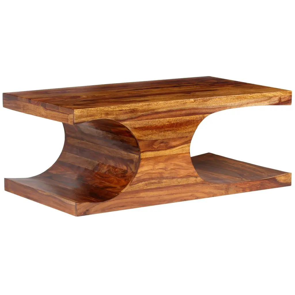 vidaXL Coffee Table Solid Sheesham Wood 90x50x35 cm