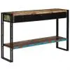 vidaXL Console Table Solid Reclaimed Wood 120x30x76 cm