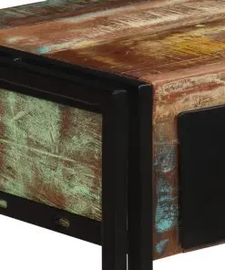 vidaXL Console Table Solid Reclaimed Wood 120x30x76 cm