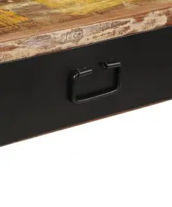 vidaXL Console Table Solid Reclaimed Wood 120x30x76 cm