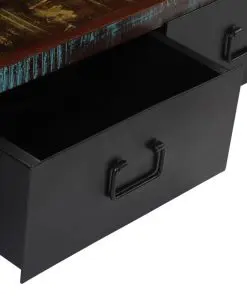 vidaXL TV Cabinet Solid Reclaimed Wood 120x30x40 cm