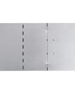 vidaXL Lawn Fences 5 pcs Galvanised Steel 100×20 cm