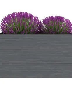 vidaXL Garden Planter WPC 100x50x54 cm Grey