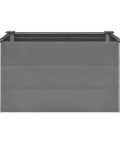 vidaXL Garden Planter WPC 100x50x54 cm Grey