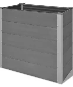 vidaXL Garden Planter WPC 100x50x91 cm Grey