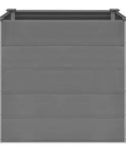 vidaXL Garden Planter WPC 100x50x91 cm Grey