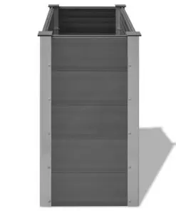 vidaXL Garden Planter WPC 100x50x91 cm Grey