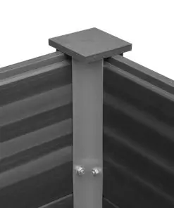 vidaXL Garden Planter WPC 100x50x91 cm Grey