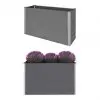 vidaXL Garden Raised Bed WPC 150x50x91 cm Grey