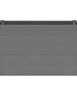 vidaXL Garden Planter WPC 150x50x91 cm Grey