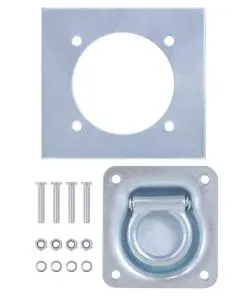 vidaXL Lashing Rings for Trailer 8 pcs Galvanised Steel 2000 kg