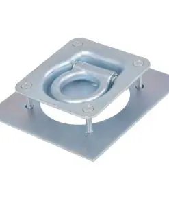 vidaXL Lashing Rings for Trailer 8 pcs Galvanised Steel 2000 kg