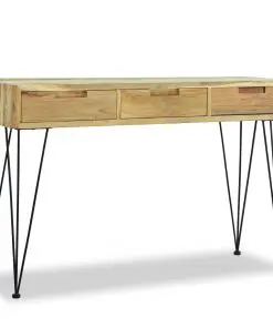 vidaXL Console Table 120x35x76 cm Solid Teak
