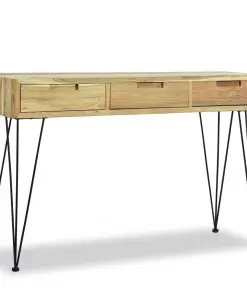 vidaXL Console Table 120x35x76 cm Solid Teak