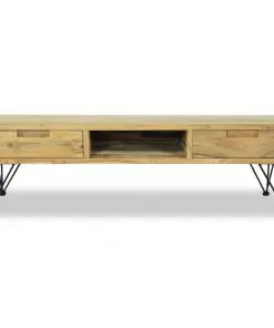 vidaXL TV Cabinet 120x35x35 cm Solid Teak