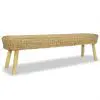 vidaXL Hall Bench 160x35x45 cm Natural Rattan vidaXL Hall Bench 160x35x45 cm Natural Rattan