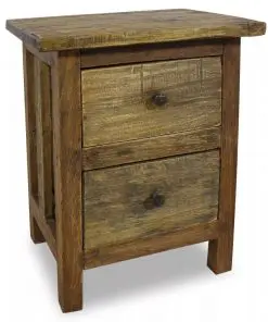 vidaXL Nightstand Solid Reclaimed Wood 40x30x51 cm