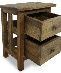 vidaXL Nightstand Solid Reclaimed Wood 40x30x51 cm