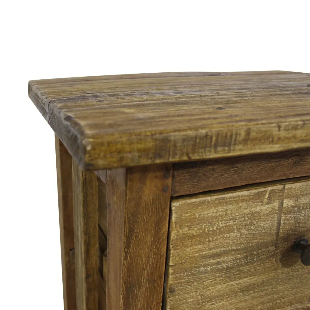 vidaXL Nightstand Solid Reclaimed Wood 40x30x51 cm