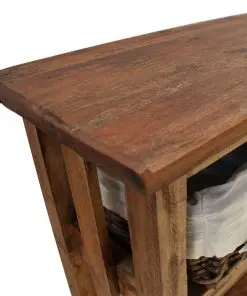 vidaXL Console Table Solid Reclaimed Wood 69x28x70 cm