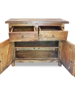 vidaXL Sideboard Solid Reclaimed Wood 75x30x65 cm