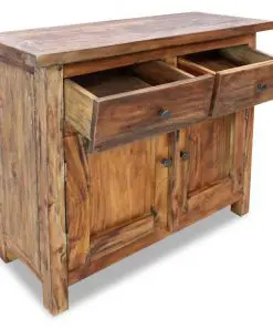 vidaXL Sideboard Solid Reclaimed Wood 75x30x65 cm