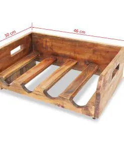 vidaXL Wine Racks 4 pcs for 16 Bottles Solid Reclaimed Wood