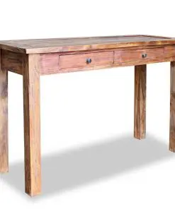 vidaXL Console Table Solid Reclaimed Wood 123x42x75 cm