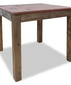 vidaXL Dining Table Solid Reclaimed Wood 82x80x76 cm