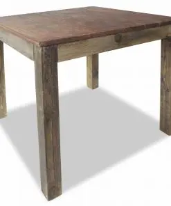 vidaXL Dining Table Solid Reclaimed Wood 82x80x76 cm