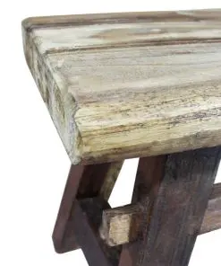 vidaXL Bench Solid Reclaimed Wood 100x28x43 cm