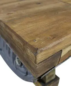 vidaXL Coffee Table Solid Reclaimed Wood 90x50x35 cm