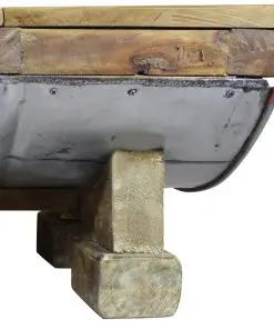 vidaXL Coffee Table Solid Reclaimed Wood 90x50x35 cm