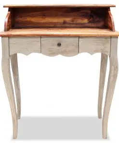 vidaXL Writing Desk Solid Reclaimed Wood 80x40x92 cm