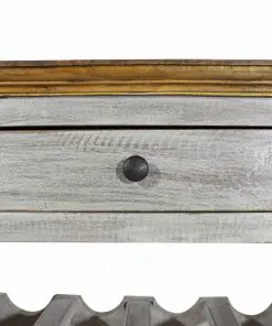 vidaXL Wine Rack Solid Reclaimed Wood 55x23x85 cm