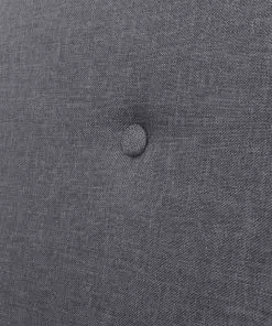 vidaXL 3-Seater Sofa Fabric Dark Grey