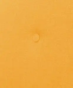 vidaXL Armchair Yellow Fabric