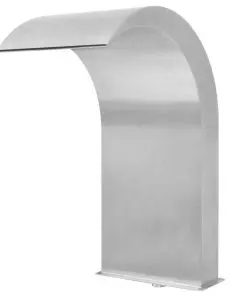 vidaXL Pool Fountain Stainless Steel 45x30x65 cm Silver