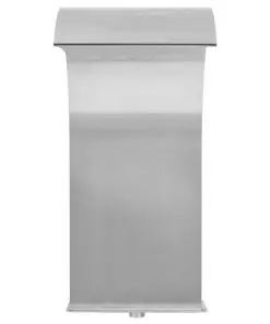 vidaXL Pool Fountain Stainless Steel 45x30x65 cm Silver