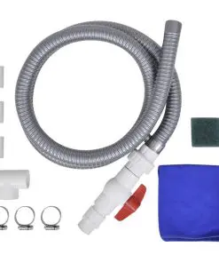 vidaXL Pool Fountain Stainless Steel 45x30x65 cm Silver