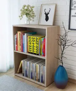 vidaXL Bookshelf Chipboard 60x31x78 cm Oak