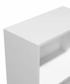 vidaXL Bookshelf Chipboard 60x31x78 cm White