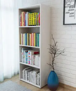 vidaXL Bookshelf Chipboard 60x31x155 cm white