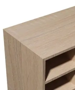 vidaXL Shoe Rack Chipboard 92x33x67.5 cm Oak