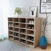vidaXL Shoe Rack Chipboard 92x33x67.5 cm Oak vidaXL Shoe Rack Chipboard 92x33x67.5 cm Oak