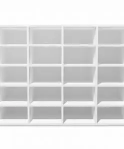 vidaXL Shoe Rack Chipboard 92x33x67.5 cm White