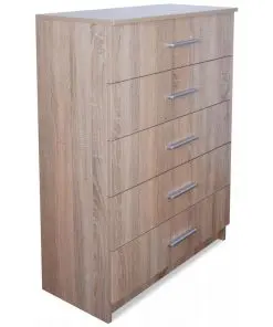 vidaXL Storage Cabinet Chipboard 71x35x108 cm Oak
