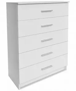 vidaXL Storage Cabinet Chipboard 71x35x108 cm White