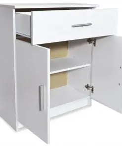 vidaXL Sideboard Chipboard 71x35x88 cm White